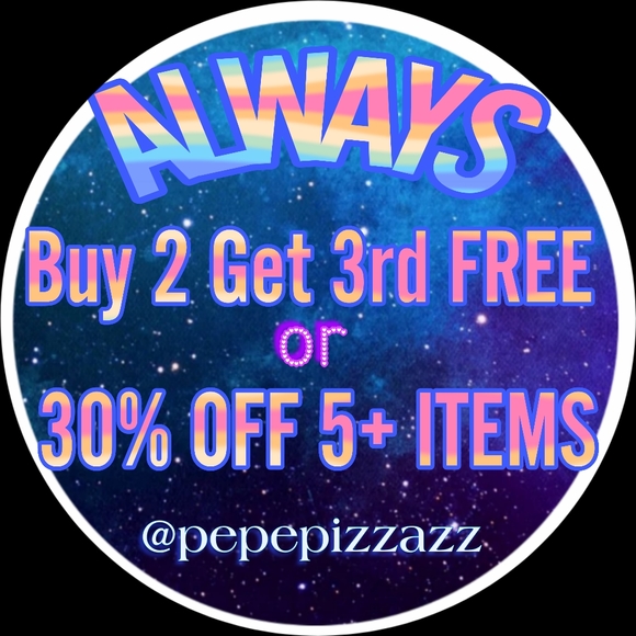 I offer bogo buy2 get 3rd FREEi!! 5+ items get 30% off YOUR ENTIRE ORDER! - Picture 1 of 3